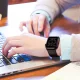 Tech-Protect LeatherFit Strap for Apple Watch 4 / 5 / 6 / 7 / 8 / 9 / SE / Ultra 1 / 2 (42/44/45/49 mm) - Black