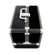 Black Cosmetic Case with Key Lock 25x17x17 cm