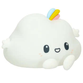 Silicone Kids Night Light Cloud, LED RGB, White