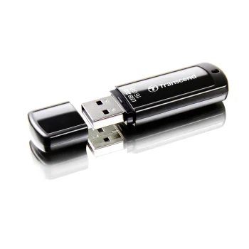 Transcend JetFlash 350 16GB USB 2.0 Flash Drive, Black