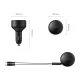 Orico Dual Stretch 60W Car Charger with Retractable USB-C & Lightning Cables, Black