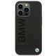 BMW iPhone 14 Pro Max Case Leather Stamp, Black