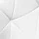 4Rico QS-06B Cosmetic Stool, Black/White