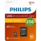 Philips MicroSDXC Card 256GB Class 10 UHS-I U1 with SD Adapter