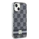 DKNY iPhone 15 Plus Case Checkered Pattern MagSafe, Black