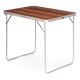 MultiGarden GMFC-FY8060 WODERN Folding Camping Table 80x60 cm, Brown
