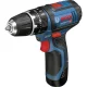 Bosch GSB 12V-15 Professional Cordless Combi Drill (2x 2.0 Ah)