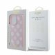 Guess iPhone 16 Pro Max vāciņš Peony Script MagSafe, rozā