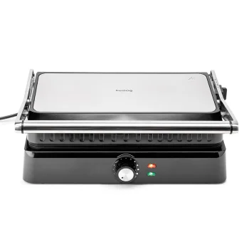Huslog AK-2143 Electric Grill 2200W, Black/Silver