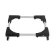 Maclean MC-118 B Universal Mobile Base for Home Appliances, 500-700mm, 200kg, Black