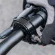 Rockbros 34210028001 Q-Shaped Bicycle Bell 100 dB, Black