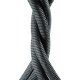 Baseus Crystal Shine USB-A uz Lightning kabelis 1.2m 2.4A, melns