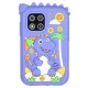Kids Toy Smartphone with Camera, 8GB Memory Card and Dinosaur Case, Blue