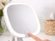 Foldable LED Makeup Vanity Mirror with 3 Light Modes and USB-C Rechargeable Battery