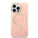 Apple iPhone 13 Pro 6.1\'\' Guess 4G Print MagSafe Case Cover (GUBPP13LH4EACSP) + Charger, Pink