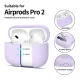 Tech-Protect Silicone Case for Apple AirPods Pro 1 / 2 - Purple