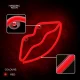 Forever Light LED Neon Lips, Red (USB / Batteries)
