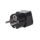Maclean MCE155 Universal Power Adapter UK/US to EU, Black