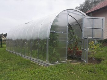 Greenhouse Klasika 18 (3X6M) With Bases And 4Mm Polycarbonate; 4779037490219