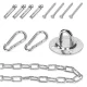 4Fizjo Ceiling Mount for Swings and Hammocks, Silver