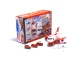 Kids Toy Transport Cargo Transporter Aircraft Airplane + 3 Fire Engines
