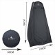 LUARO Pop-up Shower, Changing Room and WC Tent, Black