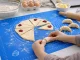 Non-Slip Silicone Pastry Mat 50x40cm for Dough Rolling, Blue