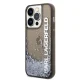Karl Lagerfeld Liquid Glitter Elong Case for iPhone 14 Pro Max - Black