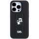 Karl Lagerfeld iPhone 11 Case Gripstand Saffiano Karl & Choupette, Black