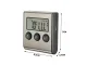 Digital Meat Thermometer with Probe, Silver