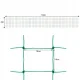 Gardlov Plant Support Net for Climbing Plants 2x10m, Green