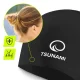 TSUNAMI Silicone Swim Cap for Long Hair, Black