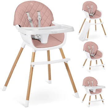 Nukido Lilo High Chair, Pink