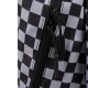 Kruzzel 30L Backpack with Shoe Bag, Checkered, Black