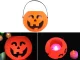 Halloween Pumpkin Candy Bucket, Large, Orange