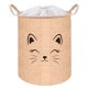 Kruzzel 24727 Toy and Laundry Basket, 42L, Beige