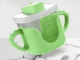 Baby Sippy Cup with Silicone Handles and Straw, 300ml, Green
