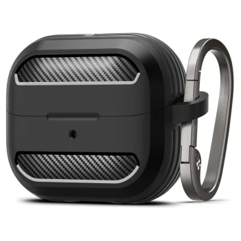 Spigen Rugged Armor Case for Samsung Galaxy Buds 3 / 3 Pro, Black