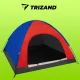 Trizand 4-Person Camping Tent, 190x190x123 cm