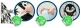 Nukido NK-340 Double-sided Foldable XPE Foam Play Mat Pad Rug for Kids, Ocean-Numbers, 200x180cmx1cm