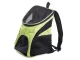 Green Pet Carrier Backpack for Dogs and Cats (Up to 10kg)