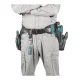 Makita E-15235 Super-Heavy-Duty Tool Belt Set, Black / Blue