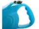 Retractable Dog Leash 5m Tape with Lock for Dogs up to 15kg, Blue