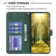 Apple iPhone 14 Pro 6.1\'\' Geometric Texture Wallet Stand Leather Phone Book Case Cover, Green