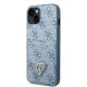 Apple iPhone 13 mini 5.4\'\' Guess 4G Triangle Logo Cardslot Case Cover, Blue