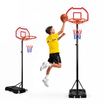 Movepro Freestanding Adjustable Basketball Hoop up to 210 cm