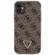 Guess iPhone 11 / XR Case Crossbody 4G Metal Logo, Brown