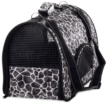 Large Pet Carrier Bag for Dogs and Cats, Black