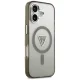 Guess IML Gradient Triangle Logo MagSafe Phone Case Cover iPhone 17 - olive