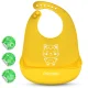 Ricokids Silicone Bib with Pocket, Yellow
